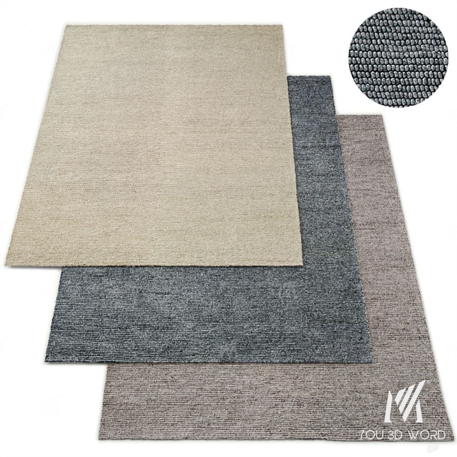 Shaded loop rug rh